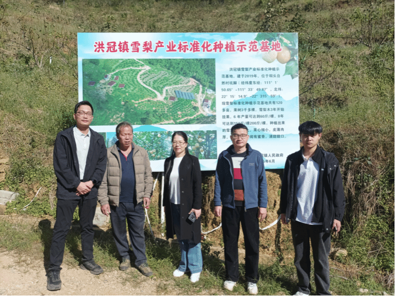 yl23455永利集团农村科技特派员团队赴茂名市洪冠镇开展科技帮扶活动